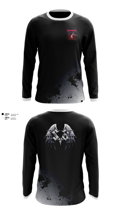 Severed Angel Long Sleeve Performance Shirt 1