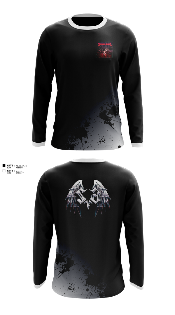 Long Sleeve Performance Shirt, Severed Angel, Rugby, Teamtime, Team time, sublimation, custom sports apparel, team uniforms, spirit wear, spiritwear, sports uniforms, custom shirts, team store, custom team store, fundraiser sports, apparel fundraiser