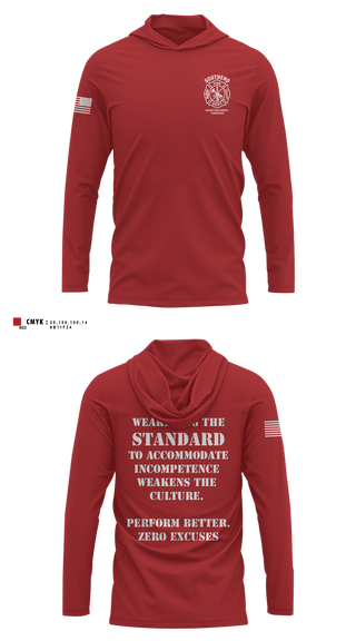 Long Sleeve Performance Shirt with hood, SOUTHEND FIRE DEPARTMENT, Fire Department, Teamtime, Team time, sublimation, custom sports apparel, team uniforms, spirit wear, spiritwear, sports uniforms, custom shirts, team store, custom team store, fundraiser sports, apparel fundraiser