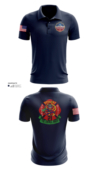 Short Sleeve Performance Polo, The animal house, Fire Department, Teamtime, Team time, sublimation, custom sports apparel, team uniforms, spirit wear, spiritwear, sports uniforms, custom shirts, team store, custom team store, fundraiser sports, apparel fundraiser