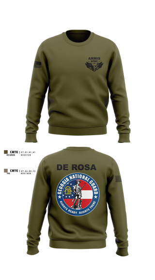 Crew Neck Sweatshirt, Armis SPRC, National Guard, Teamtime, Team time, sublimation, custom sports apparel, team uniforms, spirit wear, spiritwear, sports uniforms, custom shirts, team store, custom team store, fundraiser sports, apparel fundraiser
