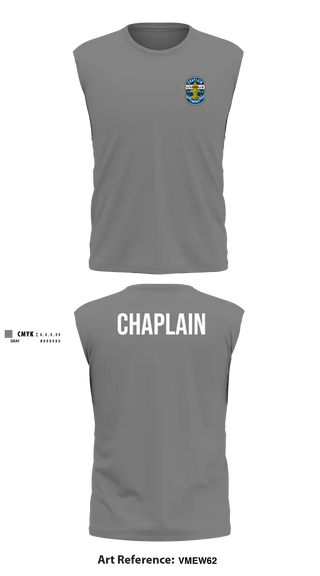Sleeveless Performance Shirt, Chaplain, Police, Teamtime, Team time, sublimation, custom sports apparel, team uniforms, spirit wear, spiritwear, sports uniforms, custom shirts, team store, custom team store, fundraiser sports, apparel fundraiser