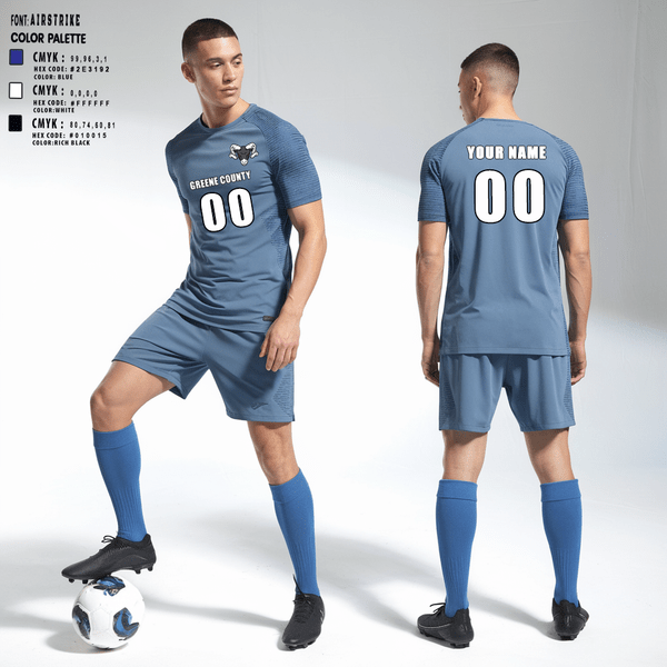 Mens Soccer Jersey, Greene County Middle School Soccer, Men's Soccer, Teamtime, Team time, sublimation, custom sports apparel, team uniforms, spirit wear, spiritwear, sports uniforms, custom shirts, team store, custom team store, fundraiser sports, apparel fundraiser