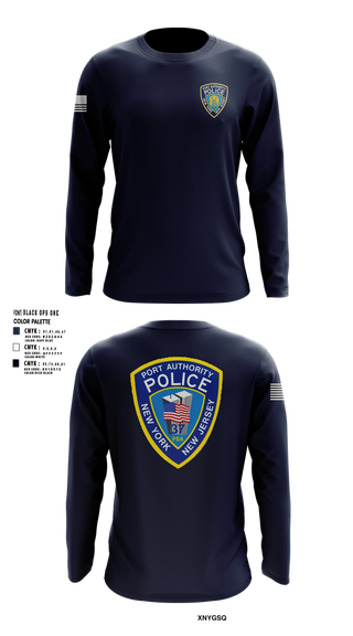 Long Sleeve Performance Shirt, Port Authority Police, , Teamtime, Team time, sublimation, custom sports apparel, team uniforms, spirit wear, spiritwear, sports uniforms, custom shirts, team store, custom team store, fundraiser sports, apparel fundraiser