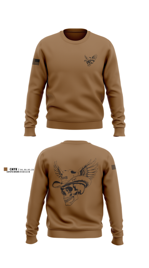 Crew Neck Sweatshirt, HHB FMT, Army, Teamtime, Team time, sublimation, custom sports apparel, team uniforms, spirit wear, spiritwear, sports uniforms, custom shirts, team store, custom team store, fundraiser sports, apparel fundraiser