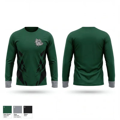 Monrovia Bulldogs 59960417 Long Sleeve Performance Shirt 1