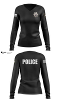 Nashville Police Department, IL Women's Long Sleeve V-neck Shirt - 13