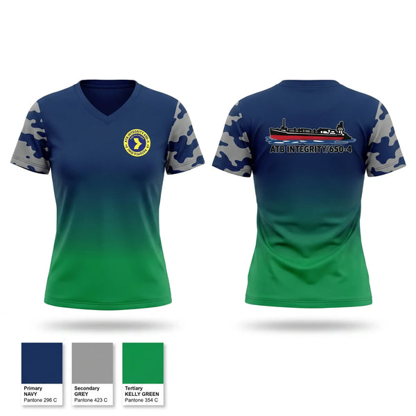 Womens Short Sleeve Vneck Shirt, ATB Integrity / 650-4, , Teamtime, Team time, sublimation, custom sports apparel, team uniforms, spirit wear, spiritwear, sports uniforms, custom shirts, team store, custom team store, fundraiser sports, apparel fundraiser