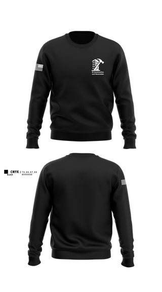 Crew Neck Sweatshirt, JD Construction and Associates, , Teamtime, Team time, sublimation, custom sports apparel, team uniforms, spirit wear, spiritwear, sports uniforms, custom shirts, team store, custom team store, fundraiser sports, apparel fundraiser
