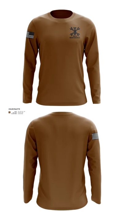 180th ESC 21484478 Long Sleeve Performance Shirt 21