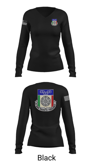 Womens Long Sleeve Vneck Shirt, 244th QUARTERMASTER BATTALION, Army, Teamtime, Team time, sublimation, custom sports apparel, team uniforms, spirit wear, spiritwear, sports uniforms, custom shirts, team store, custom team store, fundraiser sports, apparel fundraiser