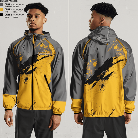 Windbreaker, Shocked & Awed, Men's Basketball, Teamtime, Team time, sublimation, custom sports apparel, team uniforms, spirit wear, spiritwear, sports uniforms, custom shirts, team store, custom team store, fundraiser sports, apparel fundraiser