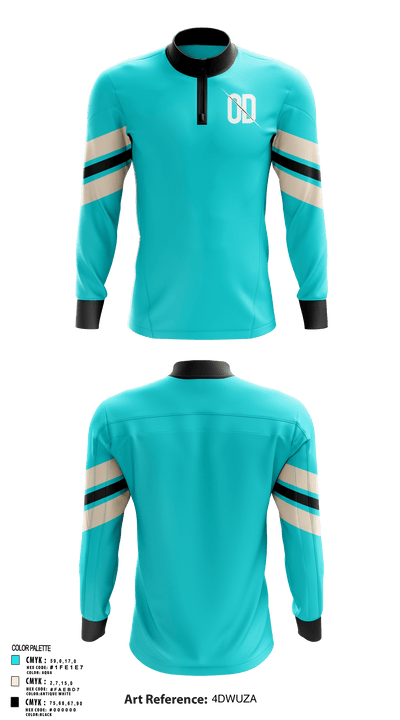 OD 70683508 Quarter Zip Jacket - 1