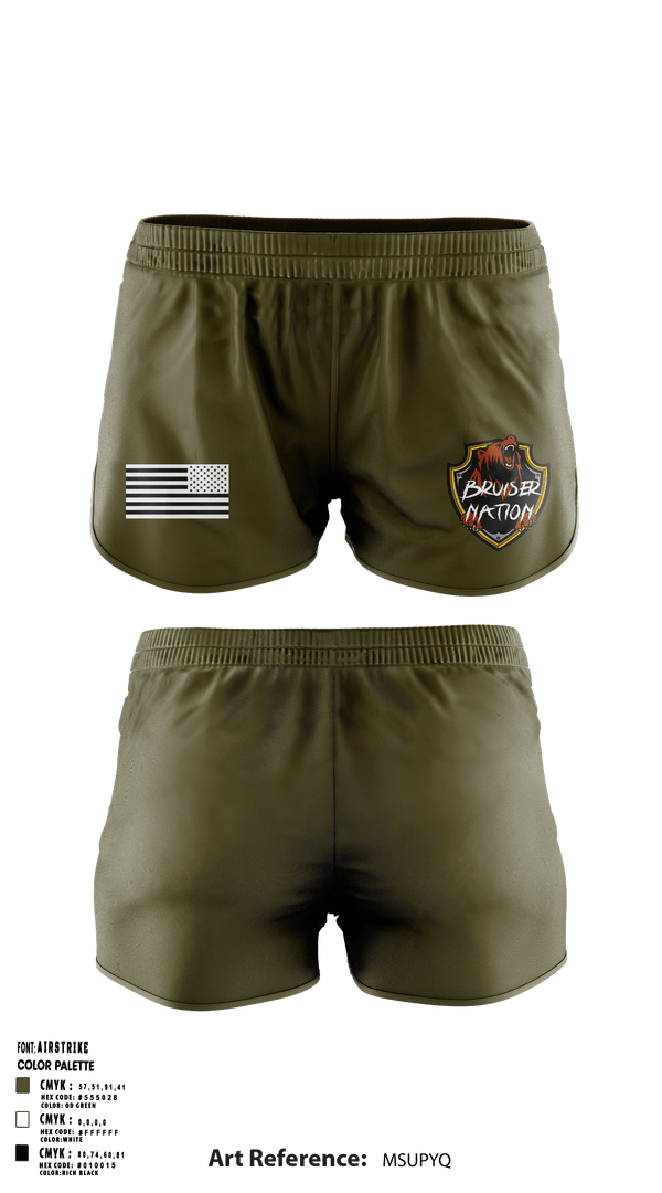 Ranger Panties, 13TH Missile Defense BatteryB/3-6 ADA BNBravo Bulldawgs, Army, Teamtime, Team time, sublimation, custom sports apparel, team uniforms, spirit wear, spiritwear, sports uniforms, custom shirts, team store, custom team store, fundraiser sports, apparel fundraiser