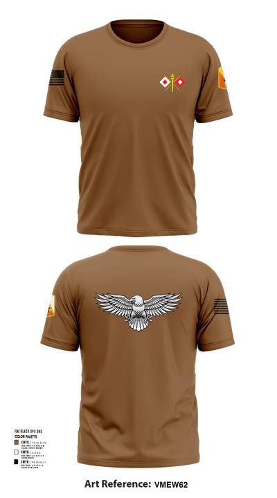USASA BELVOIR 16372072 Short Sleeve Performance Shirt - 61
