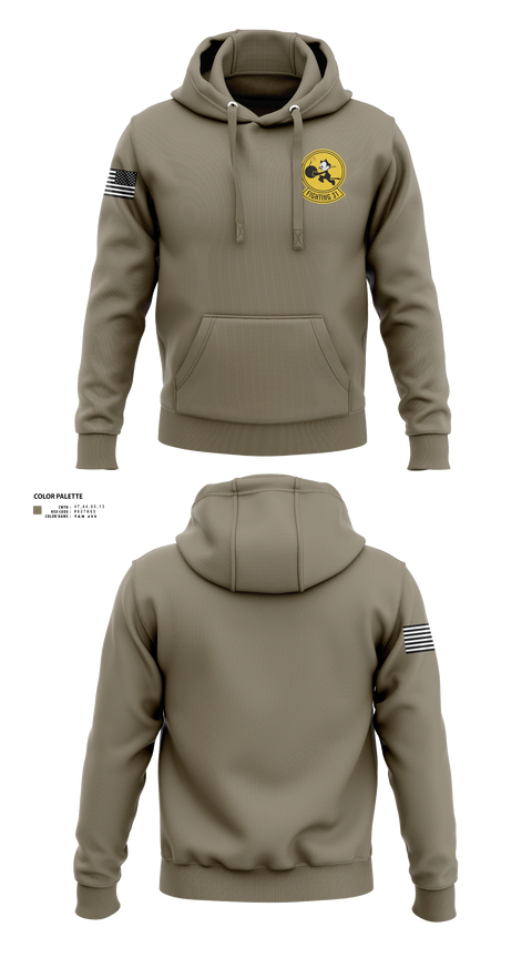 Hoodie, VFA-31 THE TOMCATTERS, Navy, Teamtime, Team time, sublimation, custom sports apparel, team uniforms, spirit wear, spiritwear, sports uniforms, custom shirts, team store, custom team store, fundraiser sports, apparel fundraiser