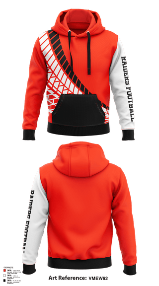 Hoodie, Raiders, Football, Teamtime, Team time, sublimation, custom sports apparel, team uniforms, spirit wear, spiritwear, sports uniforms, custom shirts, team store, custom team store, fundraiser sports, apparel fundraiser