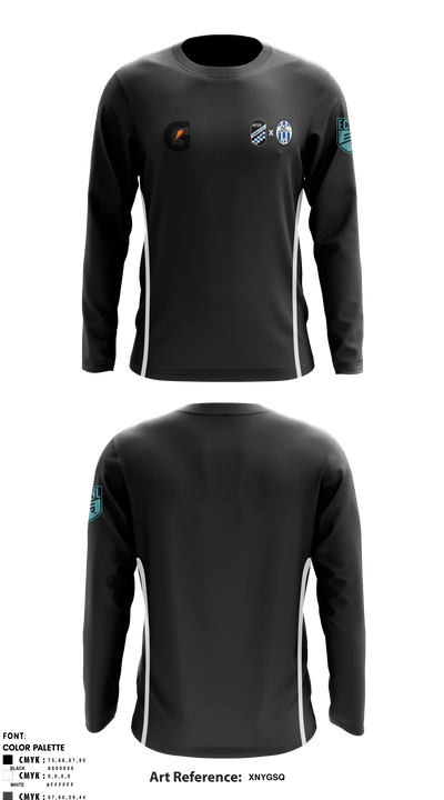 Inter X Ac Connecticut 30013324 Long Sleeve Performance Shirt - 1