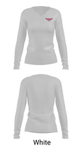 C hawks 35241683 Women's Long Sleeve V-neck Shirt - 16