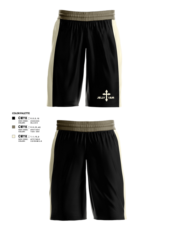 Mens Reversible Basketball Shorts, Jellyfam, Men's Basketball, Teamtime, Team time, sublimation, custom sports apparel, team uniforms, spirit wear, spiritwear, sports uniforms, custom shirts, team store, custom team store, fundraiser sports, apparel fundraiser