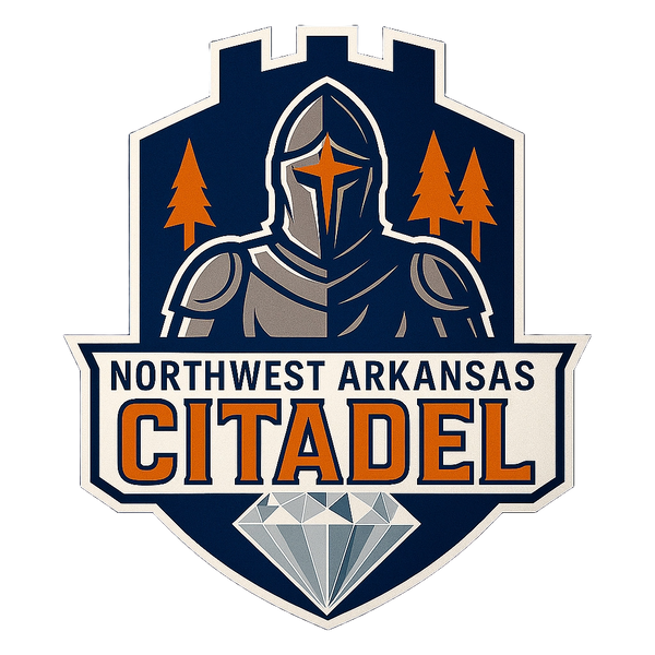 Northwest Arkansas Citadel 63314018 Stainless Steel Water Bottle with a Straw Lid