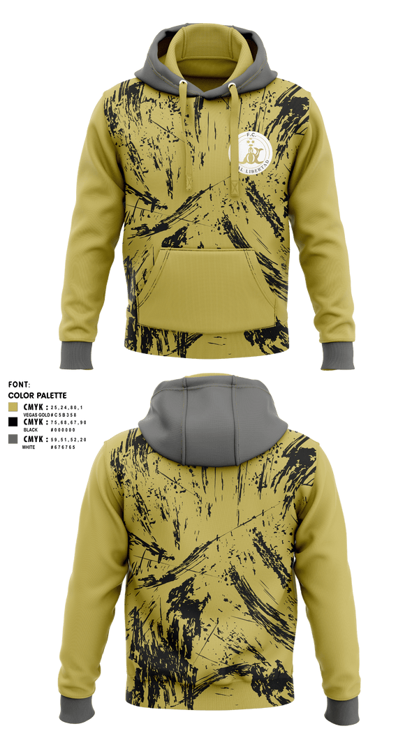 Hoodie, REAL LIBERTAD FC, Men's Soccer, Teamtime, Team time, sublimation, custom sports apparel, team uniforms, spirit wear, spiritwear, sports uniforms, custom shirts, team store, custom team store, fundraiser sports, apparel fundraiser