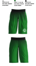 Arborbrook Christian Academy Falcons 15846524 Mens Basketball Shorts - 1