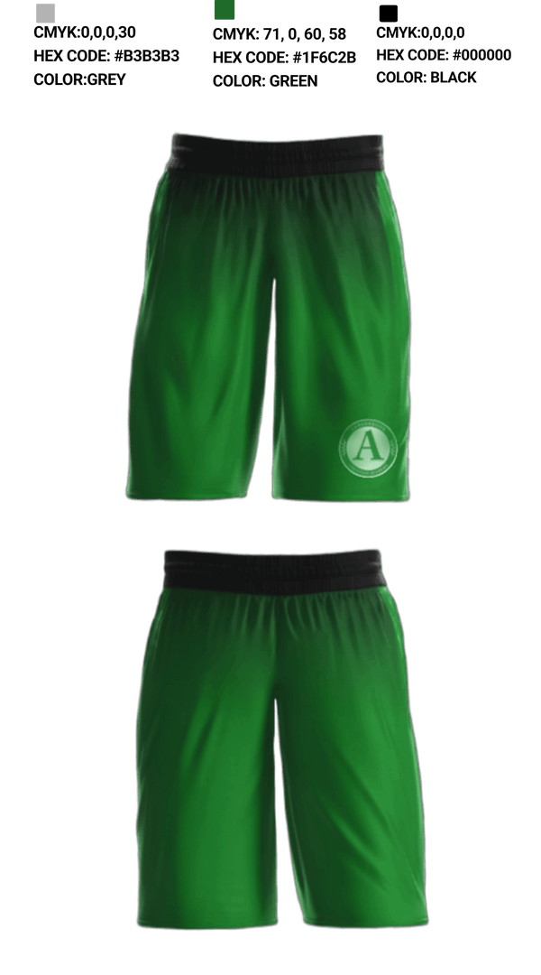 Mens Basketball Shorts, Arborbrook Christian Academy Falcons, Spirit Store, Teamtime, Team time, sublimation, custom sports apparel, team uniforms, spirit wear, spiritwear, sports uniforms, custom shirts, team store, custom team store, fundraiser sports, apparel fundraiser