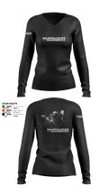 undefined Women's Long Sleeve V-neck Shirt - 2
