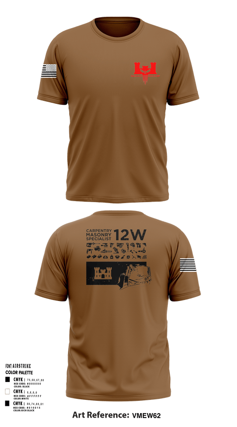 Short Sleeve Performance Shirt, 302nd EN CO, Army, Teamtime, Team time, sublimation, custom sports apparel, team uniforms, spirit wear, spiritwear, sports uniforms, custom shirts, team store, custom team store, fundraiser sports, apparel fundraiser