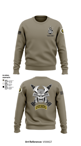 Crew Neck Sweatshirt, 2-1 INFANTRY, Army, Teamtime, Team time, sublimation, custom sports apparel, team uniforms, spirit wear, spiritwear, sports uniforms, custom shirts, team store, custom team store, fundraiser sports, apparel fundraiser