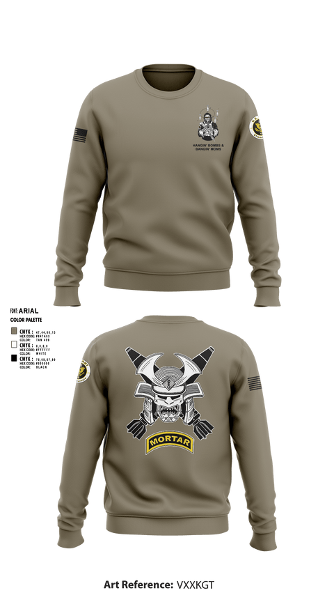 Crew Neck Sweatshirt, 2-1 INFANTRY, Army, Teamtime, Team time, sublimation, custom sports apparel, team uniforms, spirit wear, spiritwear, sports uniforms, custom shirts, team store, custom team store, fundraiser sports, apparel fundraiser
