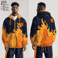 Flaming Arrows 88105746 Zip Hoodie - 2