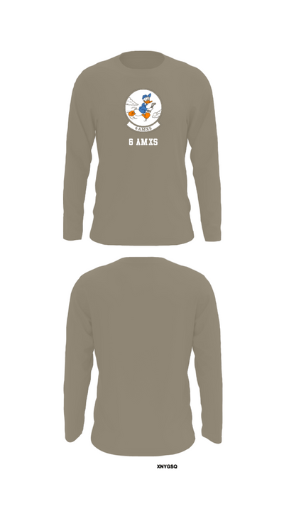 6 AMXS 55831023 Long Sleeve Performance Shirt - 72