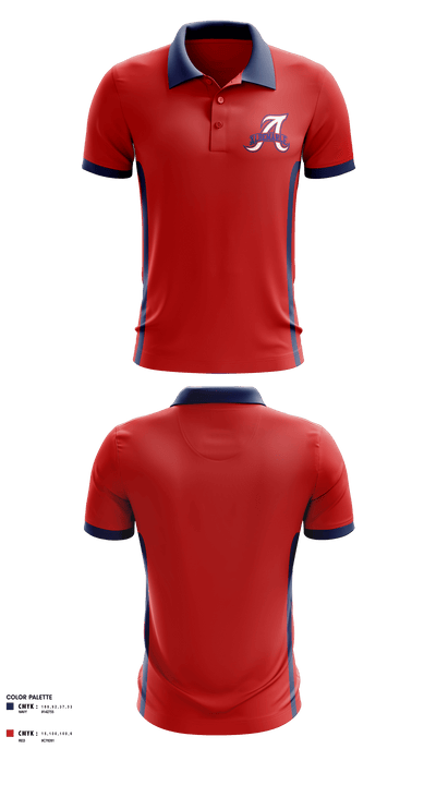 Albemarle Youth Football 74910061 Short Sleeve Performance Polo - 1