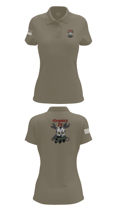 Organics plt 62545890 Women's Short Sleeve Performance Polo  - 75