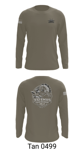 Long Sleeve Performance Shirt, 332 emxs crash recovery, Air Force, Teamtime, Team time, sublimation, custom sports apparel, team uniforms, spirit wear, spiritwear, sports uniforms, custom shirts, team store, custom team store, fundraiser sports, apparel fundraiser
