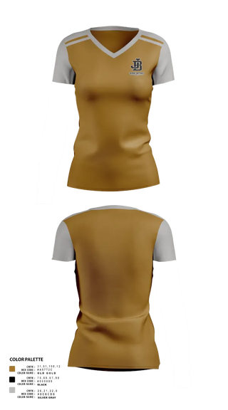 Womens Short Sleeve Vneck Shirt, Jesse Bethel High School, Golf, Teamtime, Team time, sublimation, custom sports apparel, team uniforms, spirit wear, spiritwear, sports uniforms, custom shirts, team store, custom team store, fundraiser sports, apparel fundraiser