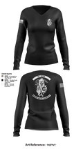 1st Recon 45718444 Women's Long Sleeve V-neck Shirt - 3