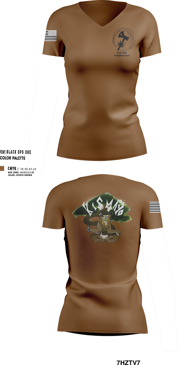 Womens Short Sleeve Vneck Shirt, 152 ESC, , Teamtime, Team time, sublimation, custom sports apparel, team uniforms, spirit wear, spiritwear, sports uniforms, custom shirts, team store, custom team store, fundraiser sports, apparel fundraiser
