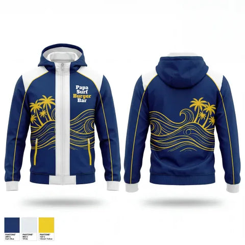 Windbreaker, Papa Surf Burger Bar, , Teamtime, Team time, sublimation, custom sports apparel, team uniforms, spirit wear, spiritwear, sports uniforms, custom shirts, team store, custom team store, fundraiser sports, apparel fundraiser
