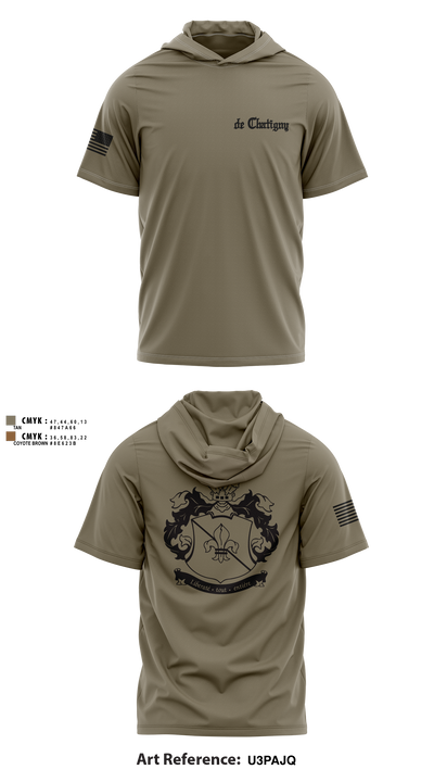 NA 10904761 Short Sleeve Performance Shirt with hood - 1