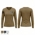 Warthog 75361928 Women's Long Sleeve V-neck Shirt - 1