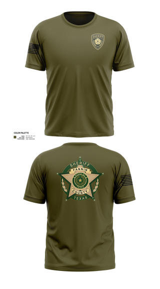 Old School Cotton Feel Shirt, Fannin County Sheriff's Office, Police, Teamtime, Team time, sublimation, custom sports apparel, team uniforms, spirit wear, spiritwear, sports uniforms, custom shirts, team store, custom team store, fundraiser sports, apparel fundraiser