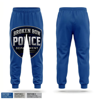 Sweatpants, Broken bow police department, Police, Teamtime, Team time, sublimation, custom sports apparel, team uniforms, spirit wear, spiritwear, sports uniforms, custom shirts, team store, custom team store, fundraiser sports, apparel fundraiser