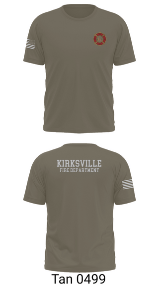 Short Sleeve Performance Shirt, Kirksville Volunteer Fire Department, Fire Department, Teamtime, Team time, sublimation, custom sports apparel, team uniforms, spirit wear, spiritwear, sports uniforms, custom shirts, team store, custom team store, fundraiser sports, apparel fundraiser