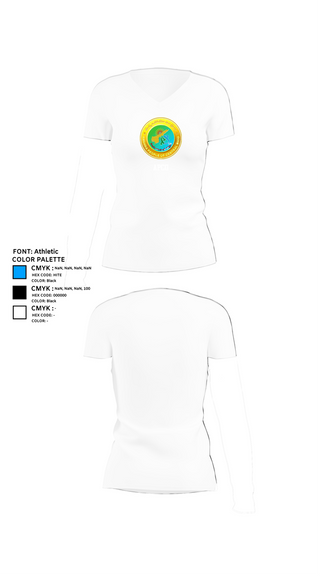 Womens Short Sleeve Vneck Shirt, Apco, , Teamtime, Team time, sublimation, custom sports apparel, team uniforms, spirit wear, spiritwear, sports uniforms, custom shirts, team store, custom team store, fundraiser sports, apparel fundraiser