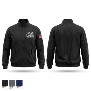 Windbreaker, 1-67 AR, 51st ESB, 40th ESB, Army, Teamtime, Team time, sublimation, custom sports apparel, team uniforms, spirit wear, spiritwear, sports uniforms, custom shirts, team store, custom team store, fundraiser sports, apparel fundraiser