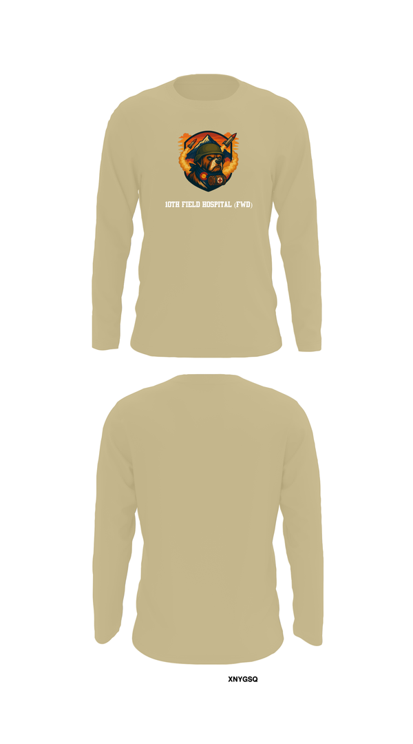 Long Sleeve Performance Shirt, 10th Field Hospital (FWD), , Teamtime, Team time, sublimation, custom sports apparel, team uniforms, spirit wear, spiritwear, sports uniforms, custom shirts, team store, custom team store, fundraiser sports, apparel fundraiser