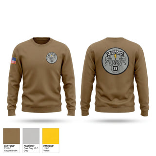 Crew Neck Sweatshirt, TASKFORCE 28, Police, Teamtime, Team time, sublimation, custom sports apparel, team uniforms, spirit wear, spiritwear, sports uniforms, custom shirts, team store, custom team store, fundraiser sports, apparel fundraiser